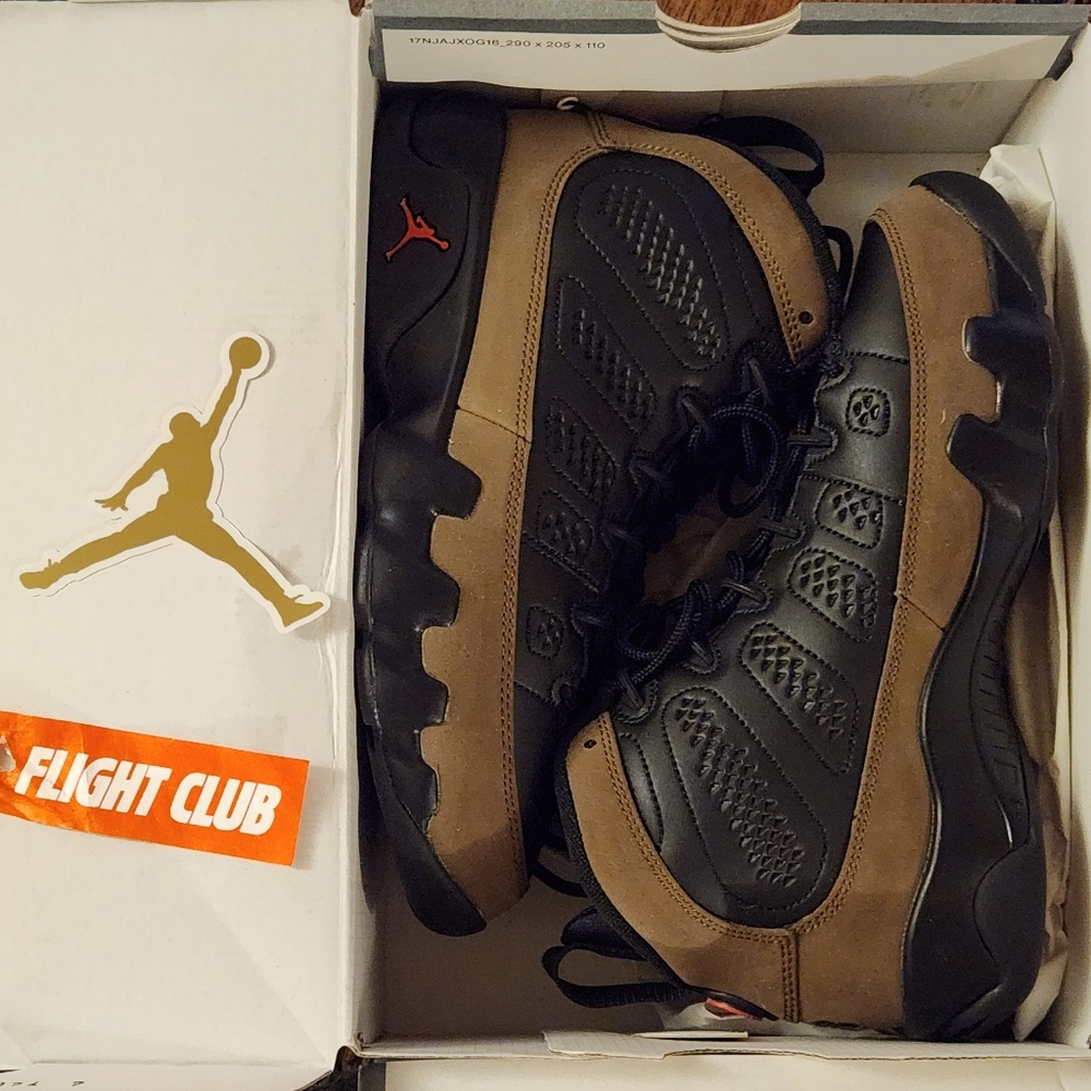 2024 Retro Jordan Olive 9s IX  5.5Y/7.5W